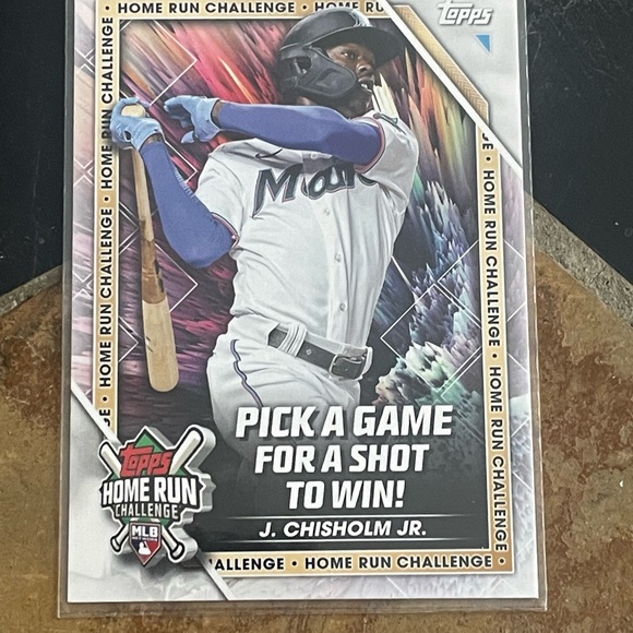 (9) Jazz Chisholm Jr Cards 22', 23', 24' Flordia Marlins MLB - Picture 8 of 10